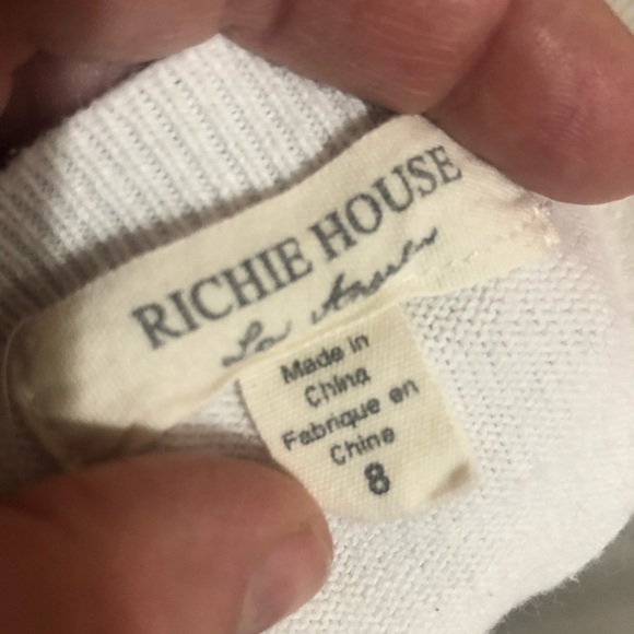 Richie House rhinestone snowflake sweater - Picture 4 of 4